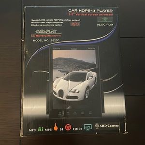 9.5” vertical screen universal for car